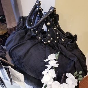 Part 1 Authentic Gucci Studded Pelham Shoulder Bag